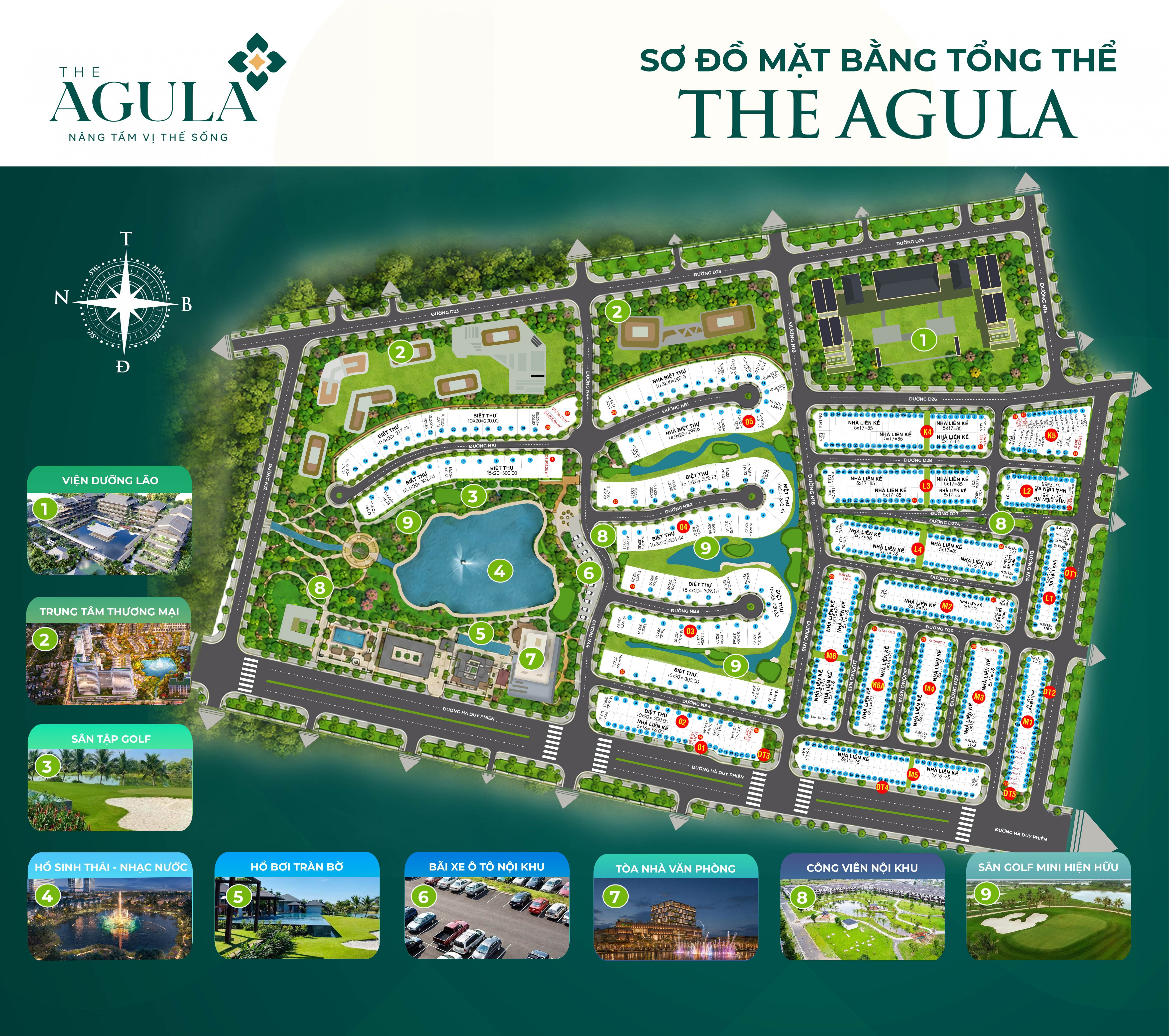 Phân khu The AGULA thuộc dự án Khu Dân cư TMDV Phúc An