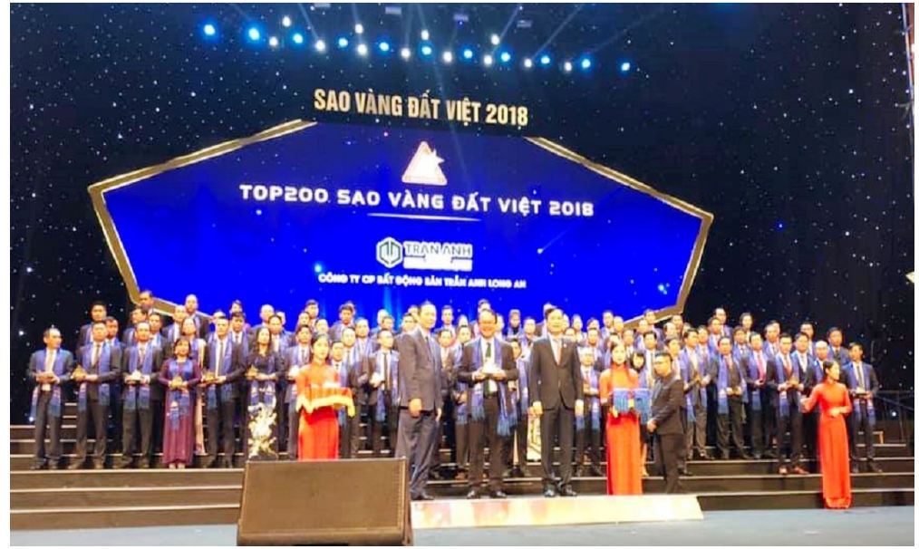 Trần Anh Group lọt Top 200 Giải thưởng Sao Vàng Đất Việt 2018
